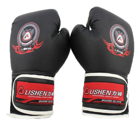 Muay Thai Training Gloves - Thickened For Fitness - Red