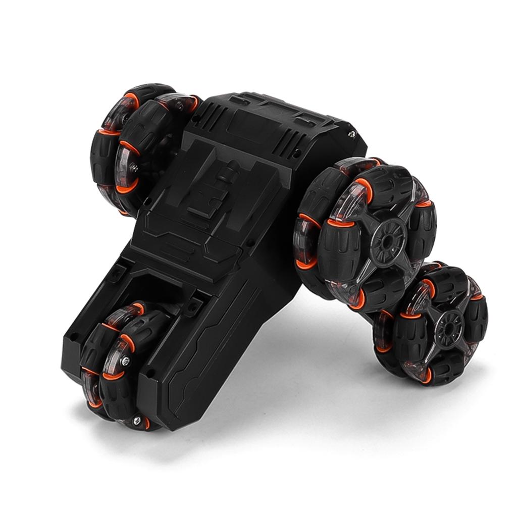 360-degree Swing Arm Rc Car with 5 Wheels - Multifunctional 2.4g - Grey