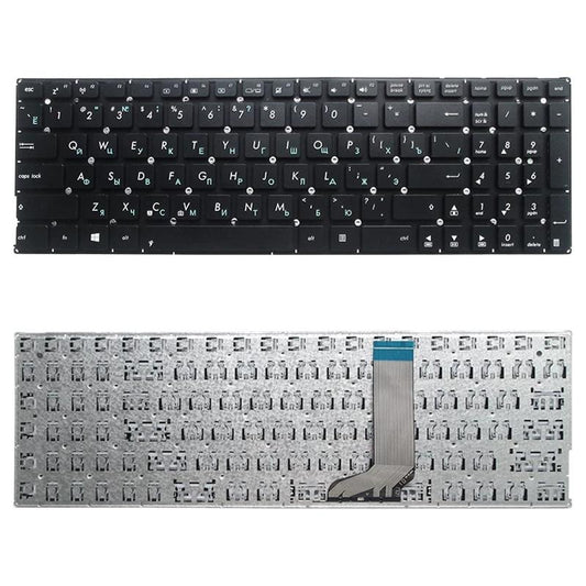 Russian Keyboard for Asus X556 Series - Black - Black