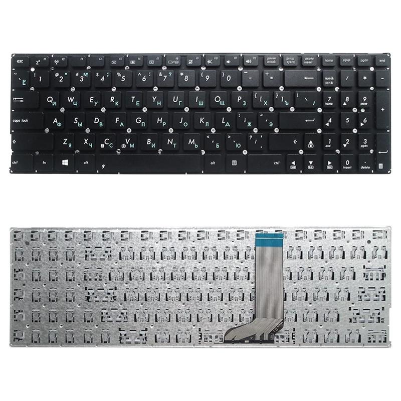 Russian Keyboard for Asus X556 Series - Black - Black