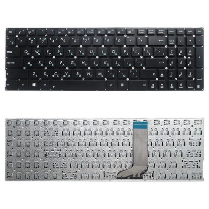 Russian Keyboard for Asus X556 Series - Black - Black