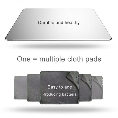 Double Sided Non Slip Aluminum Mouse Pad Small - Black