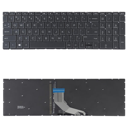 Backlit us Keyboard for Hp 15-da / Db Series - Black