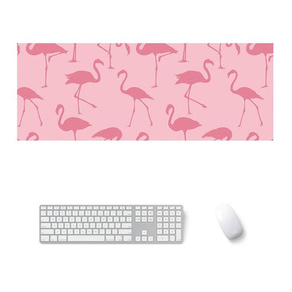 Rubber Mouse Pad For Office Learning - 2 Flamingo