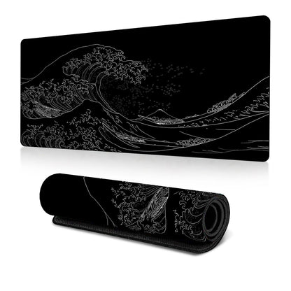 Non Slip Gaming Mouse Pad Big Wave Design - No.2 - 400X900X2Mm