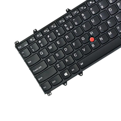 Backlit us Keyboard for Lenovo Thinkpad Yoga 260 / 370 / X380 - Black