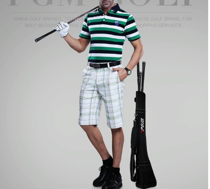 Lightweight Golf Shoulder Bag - Nylon Material - Black