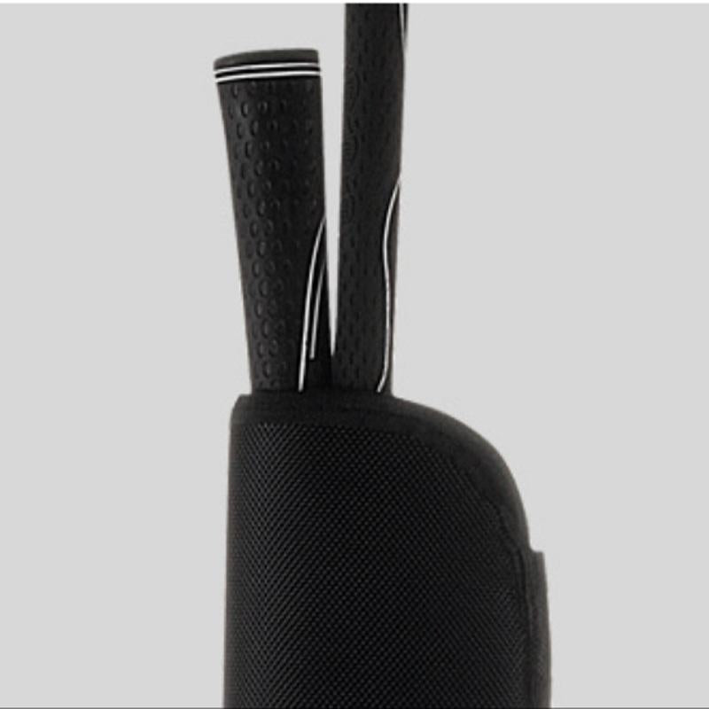 Lightweight Golf Shoulder Bag - Nylon Material - Black