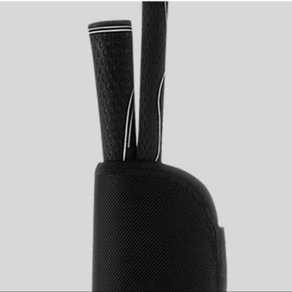 Lightweight Golf Shoulder Bag - Nylon Material - Black