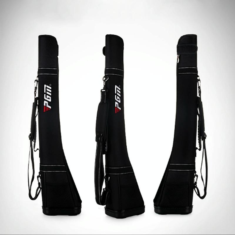 Lightweight Golf Shoulder Bag - Nylon Material - Black