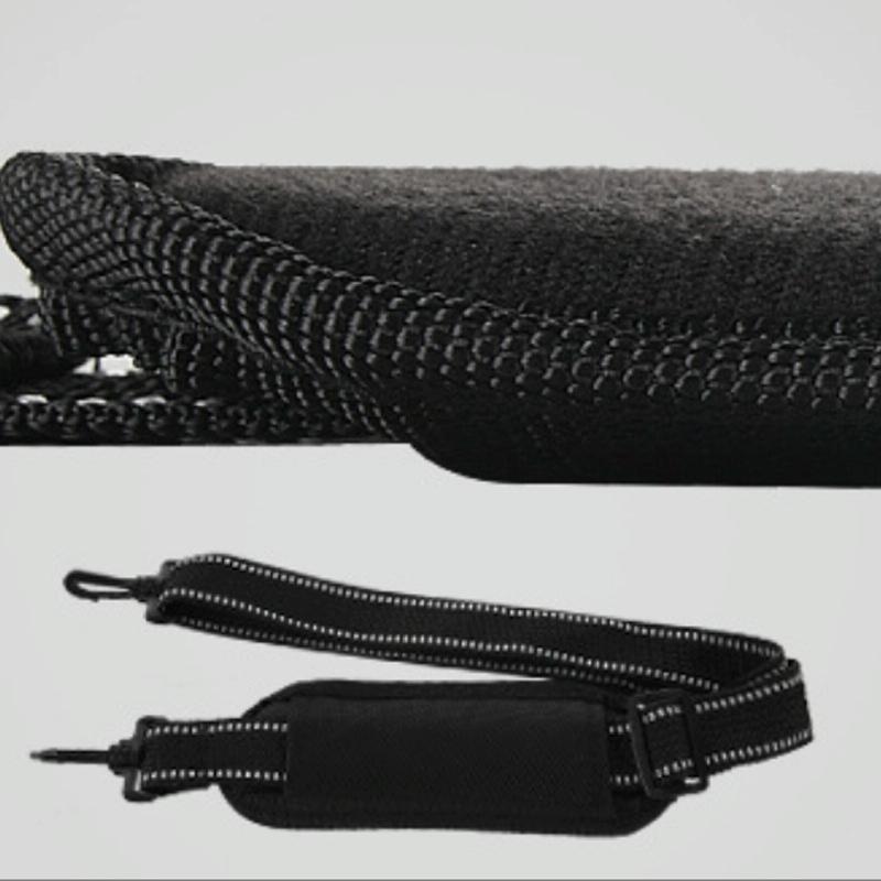 Lightweight Golf Shoulder Bag - Nylon Material - Black