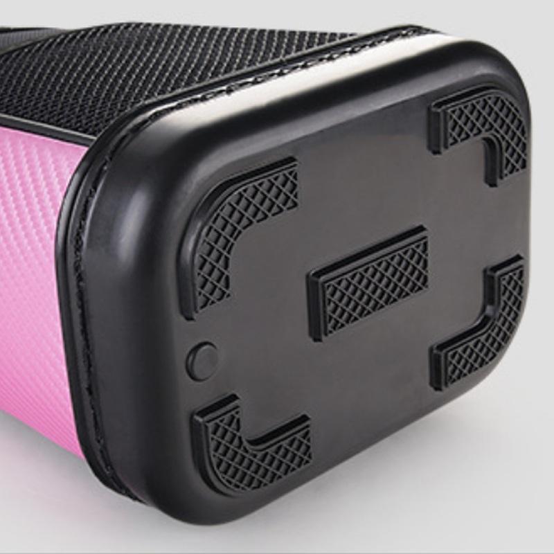 Lightweight Golf Shoulder Bag - Nylon Material - Black Orange