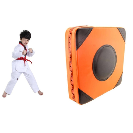 Thickened Square Boxing Wall Target - Imitation Leather - 40X40X10 - Orange Black
