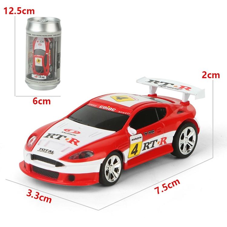 Mini Rc Car with Remote Control - Coke can Design - Green