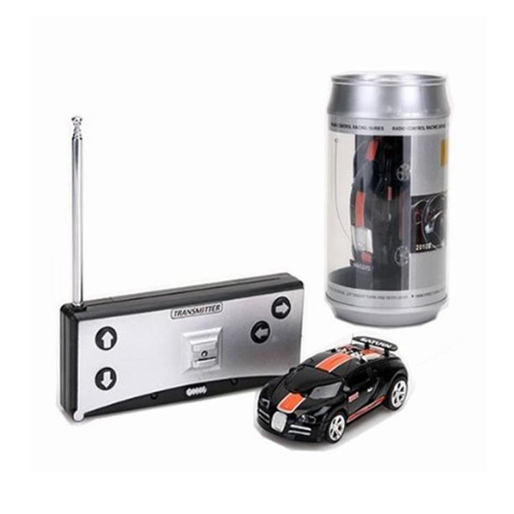 Mini Rc Car with Remote Control - Coke can Design - Green