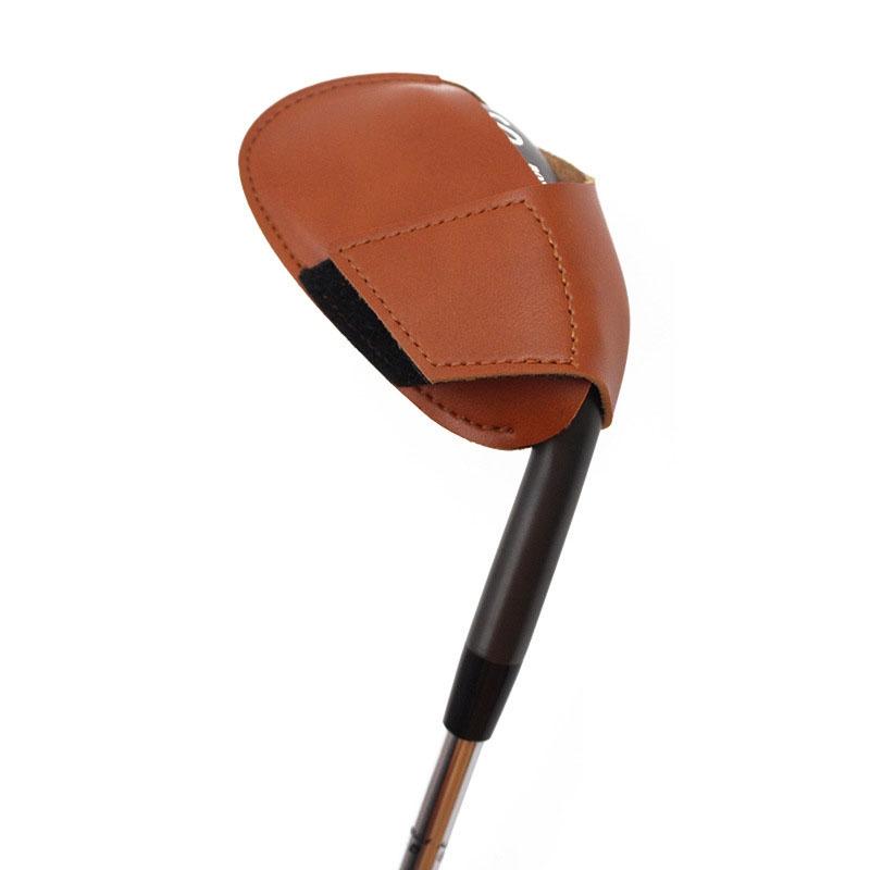 Leather Golf Club Cover Protective Cap For Clubs - Navy