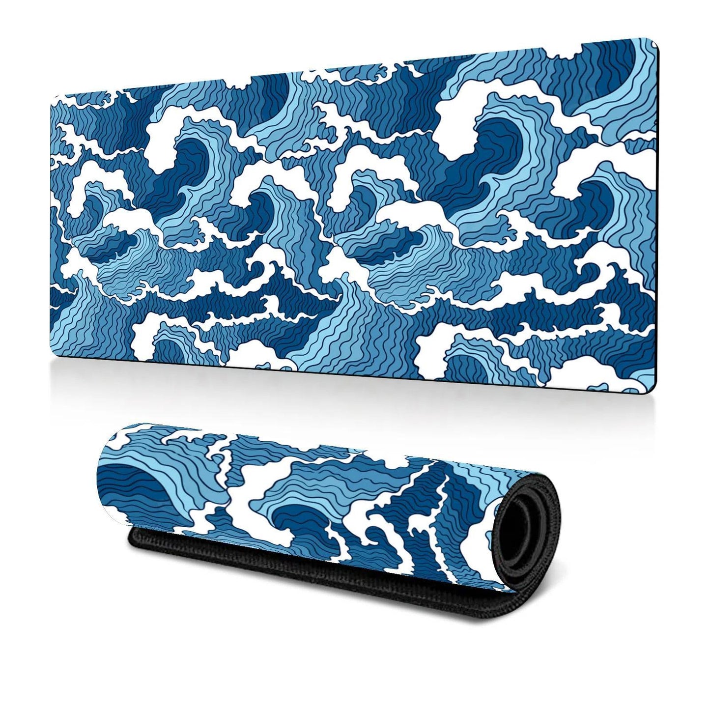 Abstract Gaming Desk Mat 300 X 600 X 2Mm - Abstract Fluid 9 - 300X800X2Mm