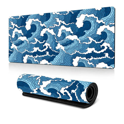 Abstract Gaming Desk Mat 300 X 600 X 2Mm - Abstract Fluid 9 - 400X900X2Mm