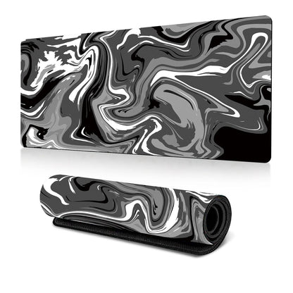 Abstract Gaming Desk Mat 300 X 600 X 2Mm - Abstract Fluid 9 - 400X900X2Mm