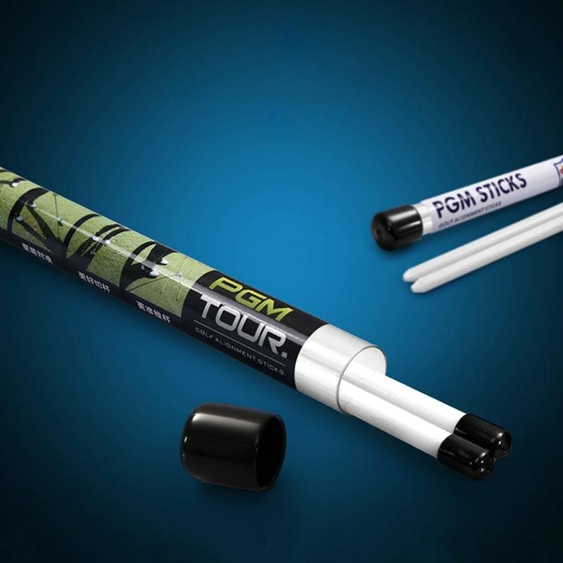 2-pack Golf Alignment Sticks for Accurate Ball Direction - Red Fiberglass - White No Package