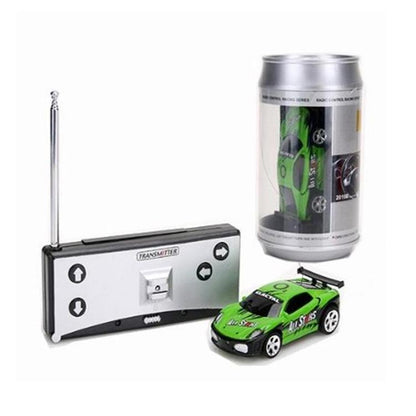 Mini Rc Car with Remote Control - Coke can Design - Red