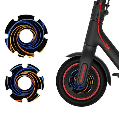 Waterproof Sticker for Xiaomi M365 Scooter Motor - 1 Pair - Colorful 4