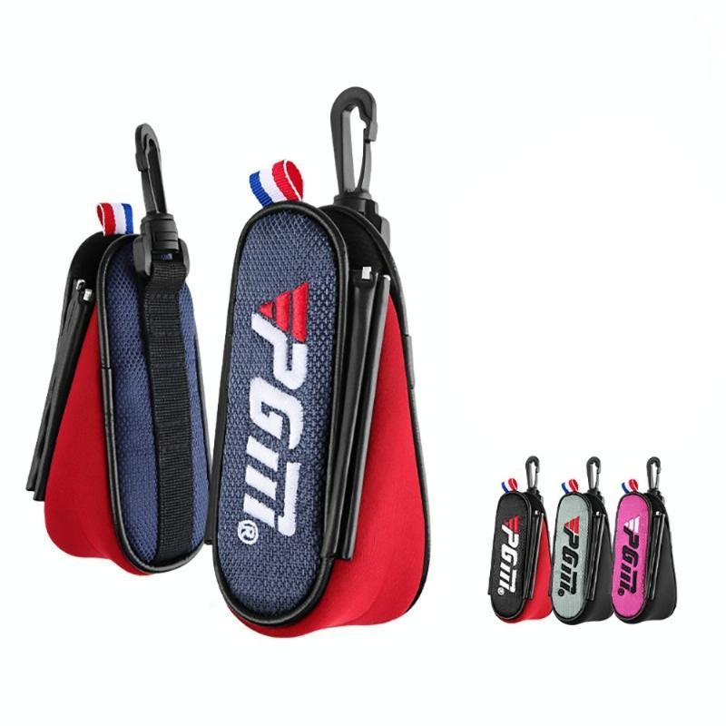 Lightweight Magnetic Golf Ball Bag - Black - Tbd0602823701D