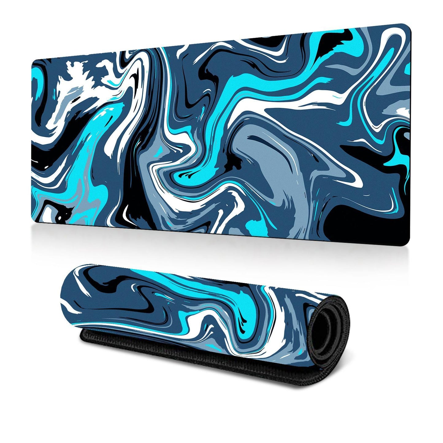 Abstract Gaming Desk Mat 300 X 600 X 2Mm - Abstract Fluid 15 - 300X800X2Mm