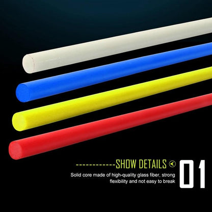 2-pack Golf Alignment Sticks for Accurate Ball Direction - Red Fiberglass - White With Package