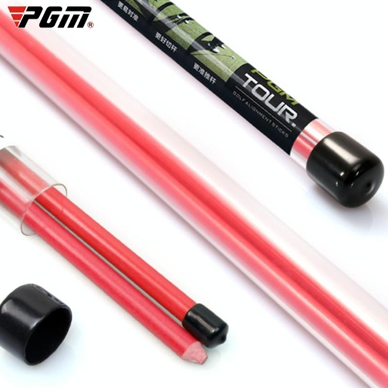 2-pack Golf Alignment Sticks for Accurate Ball Direction - Red Fiberglass - White With Package