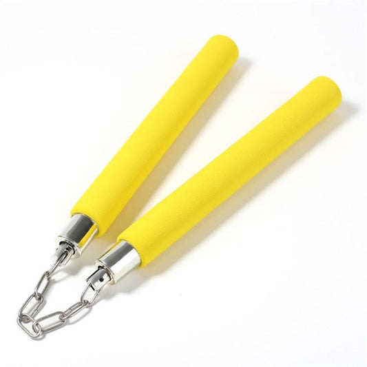 Beginner'S Sponge Nunchaku For Kids - Ideal For Training - Yellow