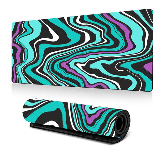 Abstract Gaming Desk Mat 300 X 600 X 2Mm - Abstract Fluid 16 - 300X600X2Mm