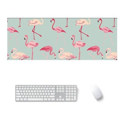 Rubber Mouse Pad For Office Learning - 5 Flamingo