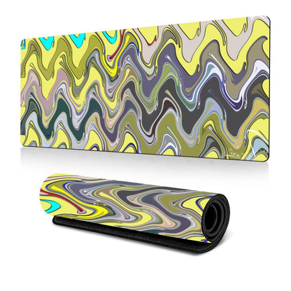 Abstract Gaming Mouse Pad 300 X 600 X 2Mm - Abstract Fluid 34 - 400X900X2Mm