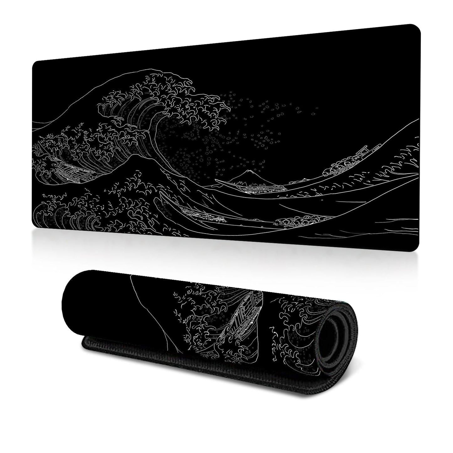Non Slip Gaming Mouse Pad Big Wave Design - No.20 - 400X900X2Mm
