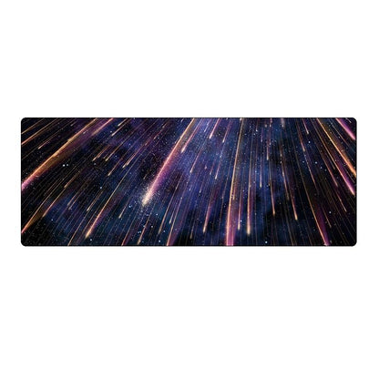 Spacious Mouse Pad For Desk - 5 Meteor Rain