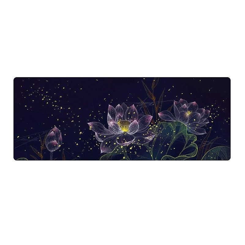 Spacious Mouse Pad For Desk - 5 Meteor Rain