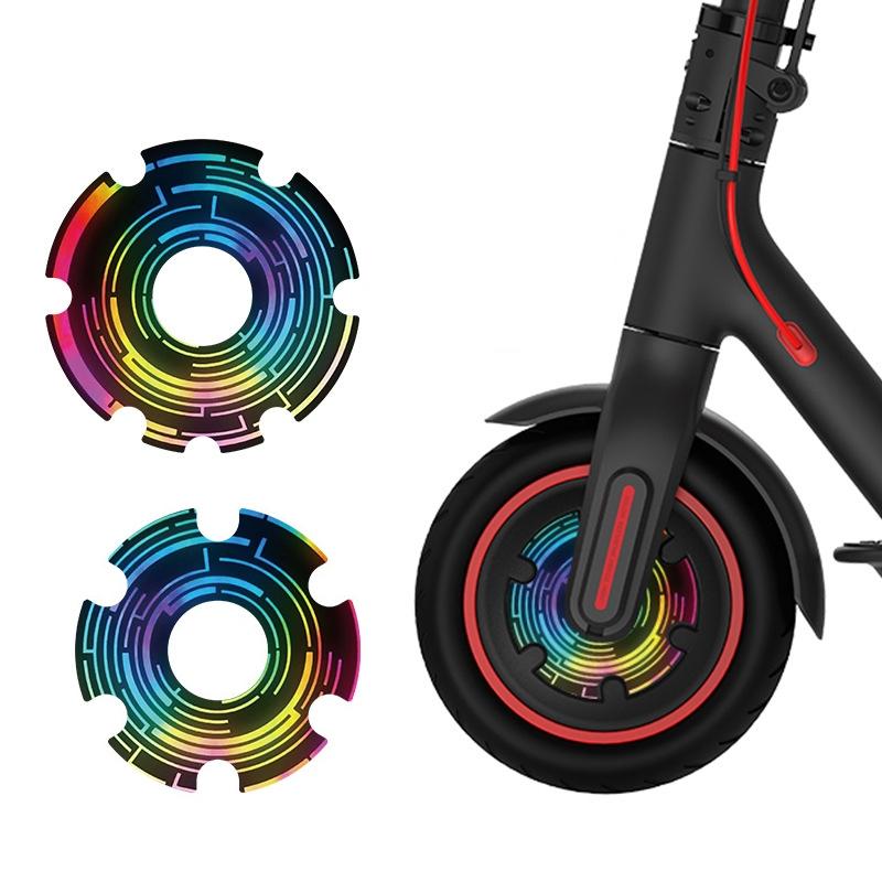 Waterproof Sticker for Xiaomi M365 Scooter Motor - 1 Pair - Colorful 6