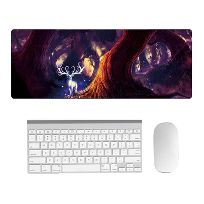 Fantasy Pattern Mouse Pad Hand Painted 300 X 800 X 1.5Mm Non Overlocked - 6 Stars And You
