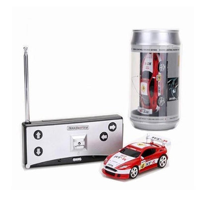 Mini Rc Car with Remote Control - Coke can Design - Gold