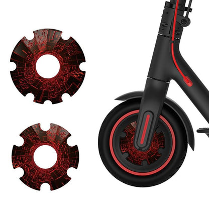 Waterproof Sticker for Xiaomi M365 Scooter Motor - 1 Pair - Colorful 7