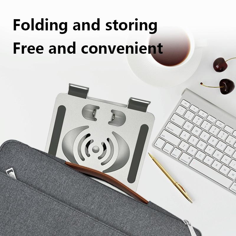 Foldable Rotating Laptop / Tablet Stand - Aluminum Alloy - Green