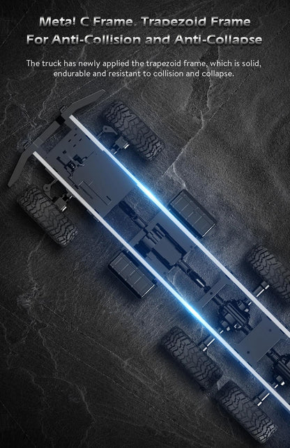 Mini 2.4ghz Rc 6wd Tracked Military Truck - Army Green