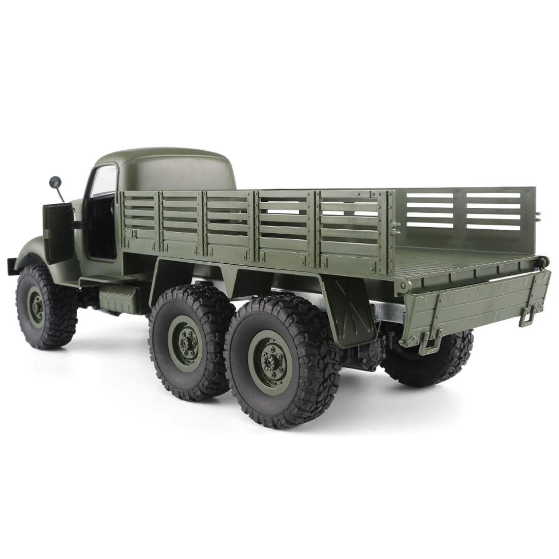 Mini 2.4ghz Rc 6wd Tracked Military Truck - Army Green