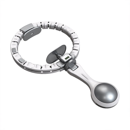 Vibe Geeks 360 Degree Smart Infinity Intelligent Hula Hoop - Gray 1 Adjustable Suction