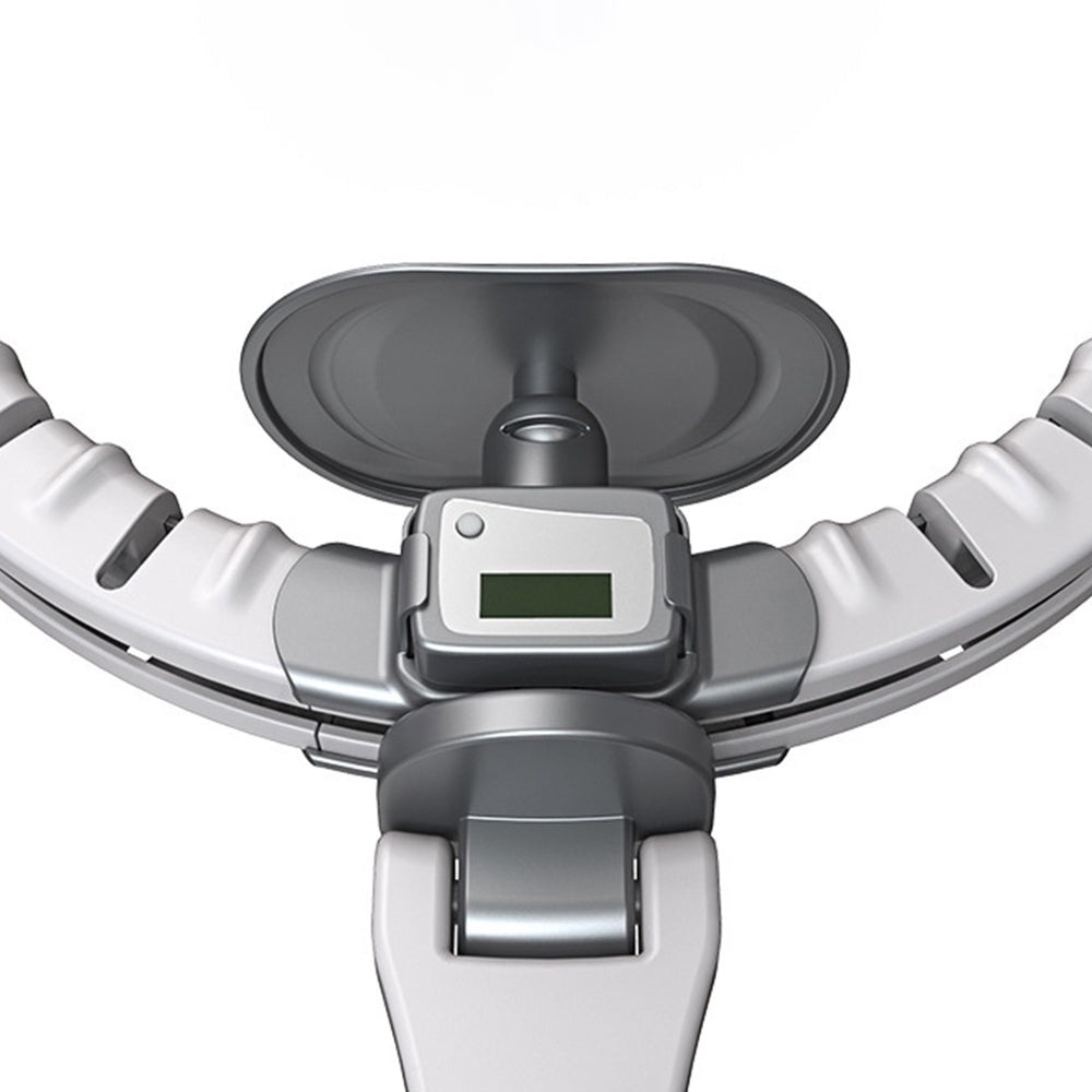 Vibe Geeks 360 Degree Smart Infinity Intelligent Hula Hoop - Gray 1 Adjustable Suction