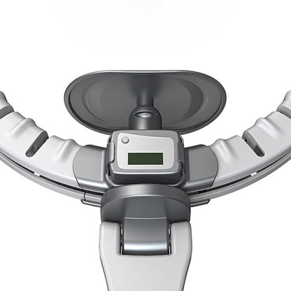 Vibe Geeks 360 Degree Smart Infinity Intelligent Hula Hoop - Gray 1 Adjustable Suction