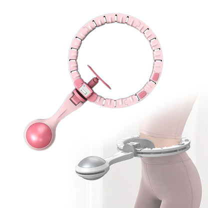 Vibe Geeks 360 Degree Smart Infinity Intelligent Hula Hoop - Gray 2  Adjustable Suction