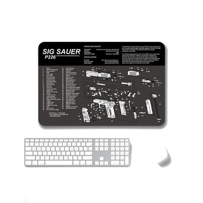 2 Pack Non Slip Office Gaming Mouse Pad 2Mm - Sps-Sigp226