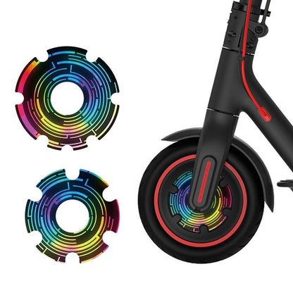 Waterproof Sticker for Xiaomi M365 Scooter Motor - 1 Pair - Colorful 8